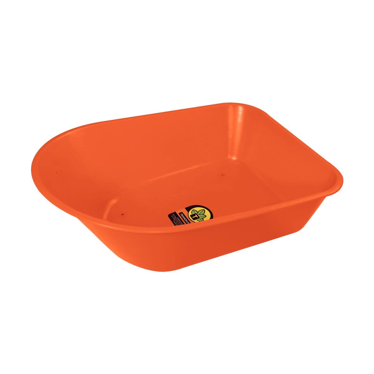 CACAMBA PLASTICA LARANJA P/ CARRO DE MAO
