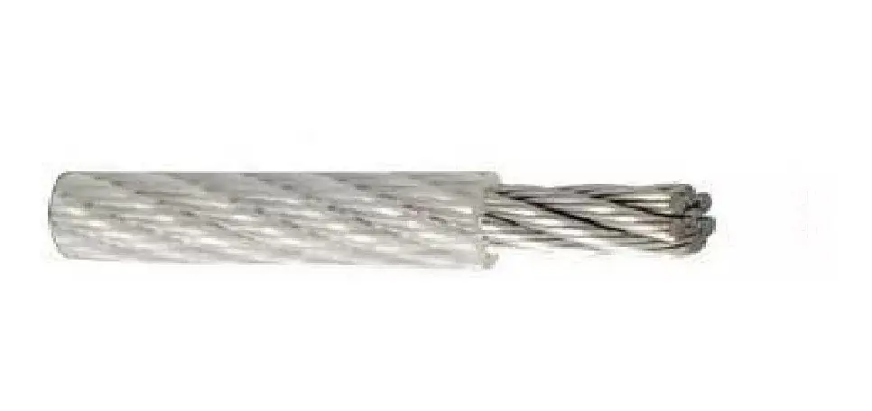 CABO DE ACO REV. PVC 6X7 3,2M - 1/8" X 3/16 250MT