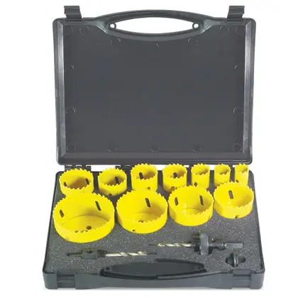 JG SERRA COPO BIMET KIT 14 PCS 19-76MM AMATOOLS — imagem 1