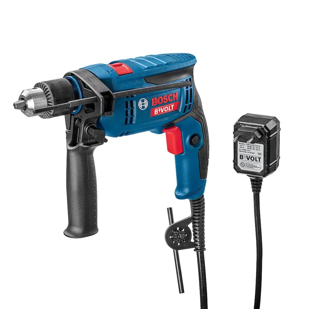 FURADEIRA DE IMPACTO GSB 13RE 750 C/KIT BOSCH — imagem 1
