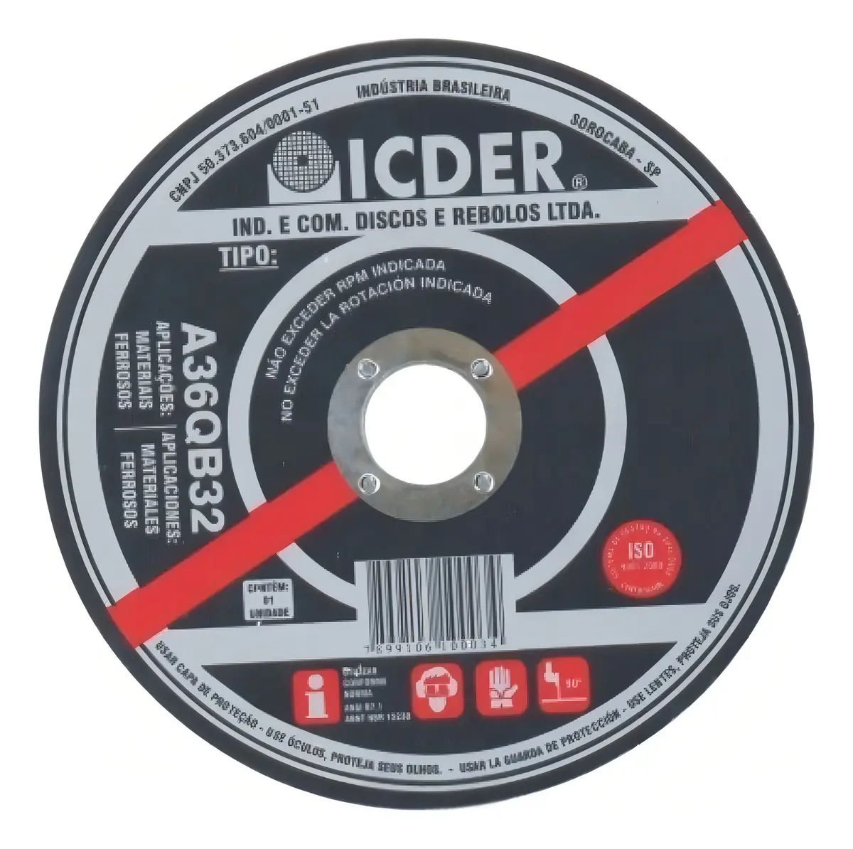 DISCO CORTE ACO 04X1/8X7/8 ICDER