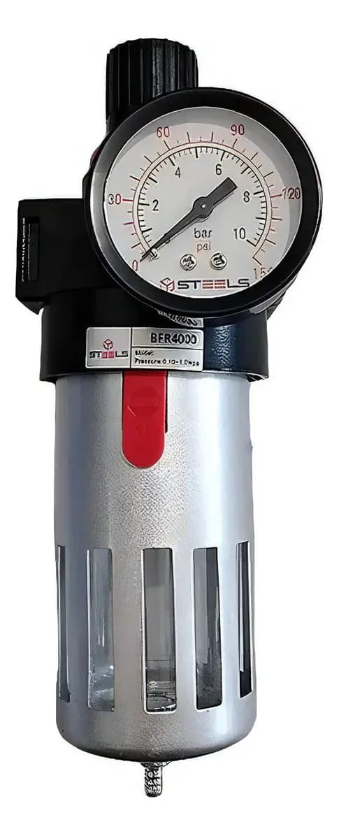 FILTRO REGULADOR AR - 1/2' C/ MANOMETRO — imagem 1