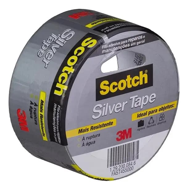 FITA ADESIVA SILVER TAPE 48 X 25M