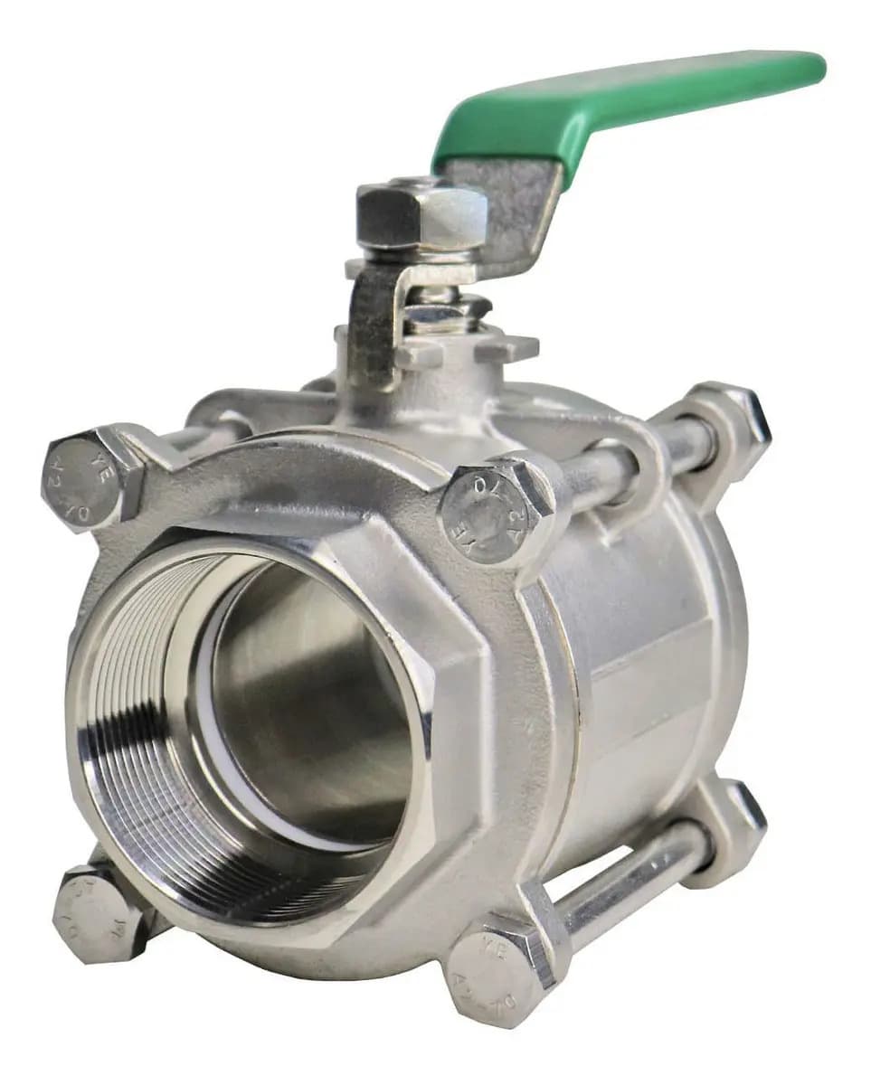 VALVULA ESFERA TRIPARTIDA INOX -38 1.1/2" — imagem 1