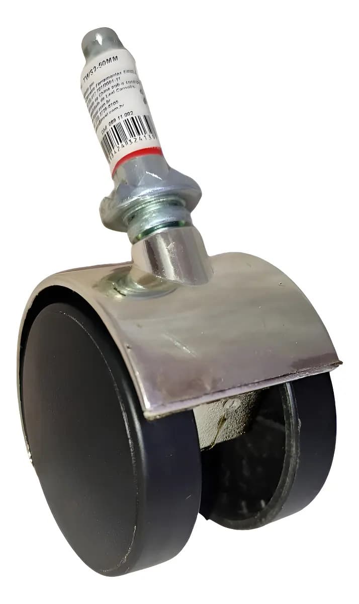 RODIZIO NYLON CROM. C/ BASE 2''