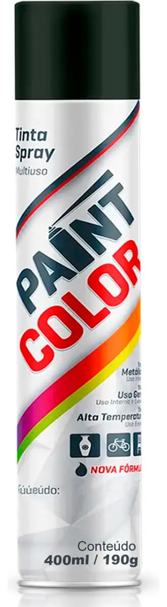 SPRAY PRETO FOSCO-ALTA TEMPERATURA