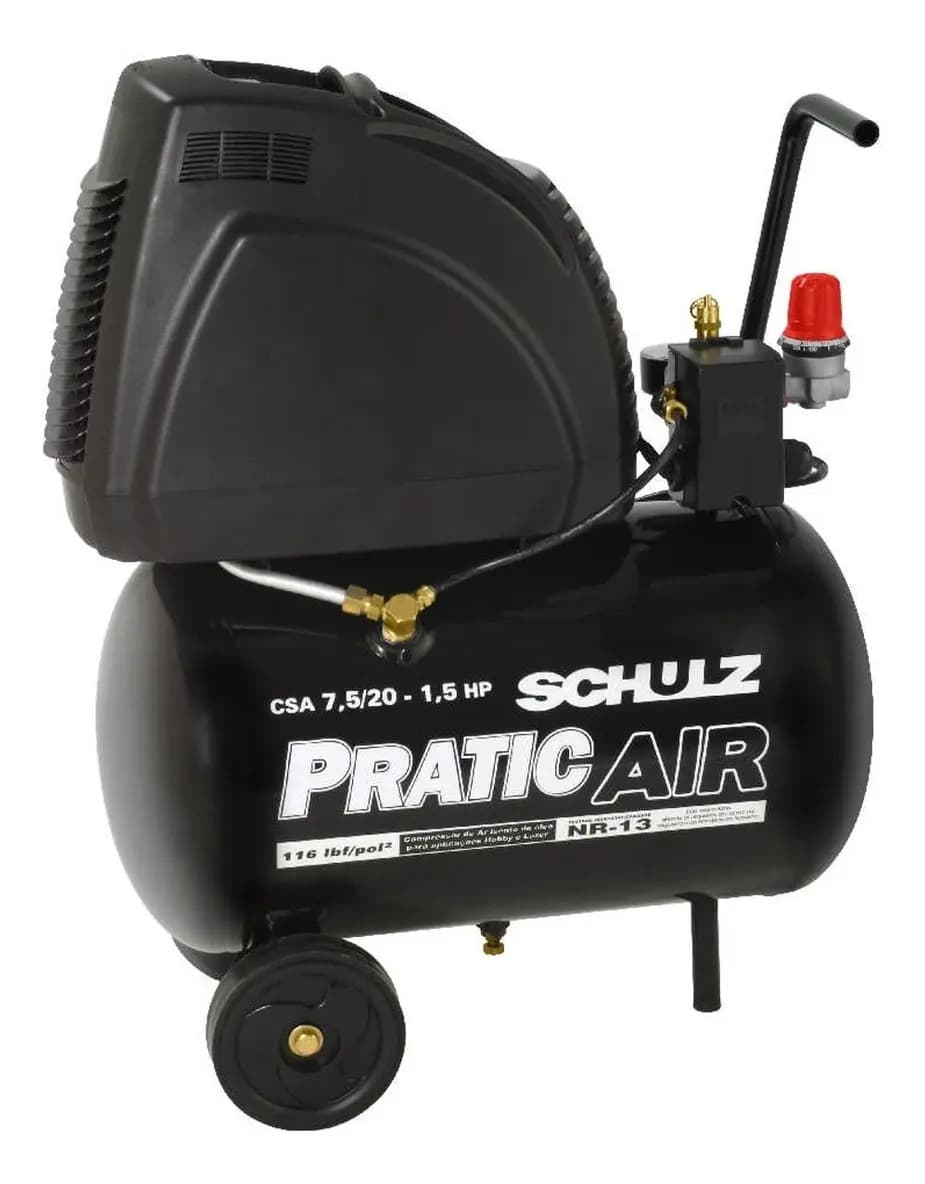 COMPRESSOR DE AR MINI 12V LANTERNA - WORKER