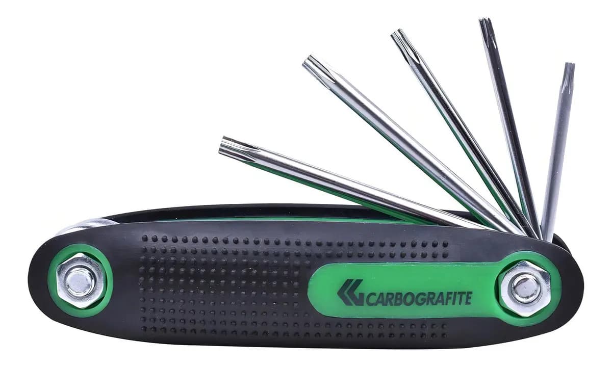JG CHAVE TORX C/8 PEÇAS CARBOGRAFITE