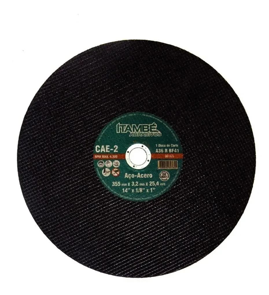 DISCO CORTE ACO 04'' X 1/8 X 7/8