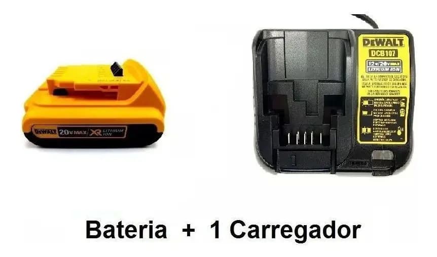 CARREGADOR DEWALT BIVOLT 127V A 220V DCB107