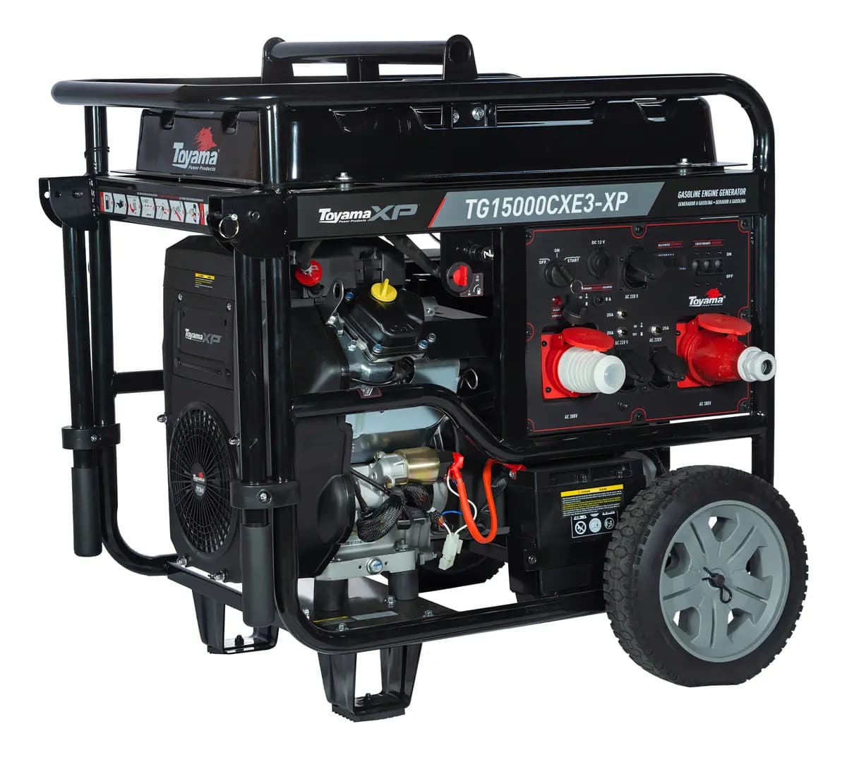 GERADOR B TG15000XE3-XP 17KVA PART.ELET GASOL. TRIF380/MONO220V TOYAMA — imagem 1