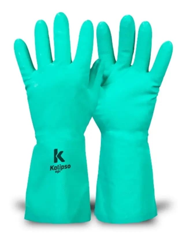 LUVA NITRILICA KA 15 LONGA VERDE T 09-G