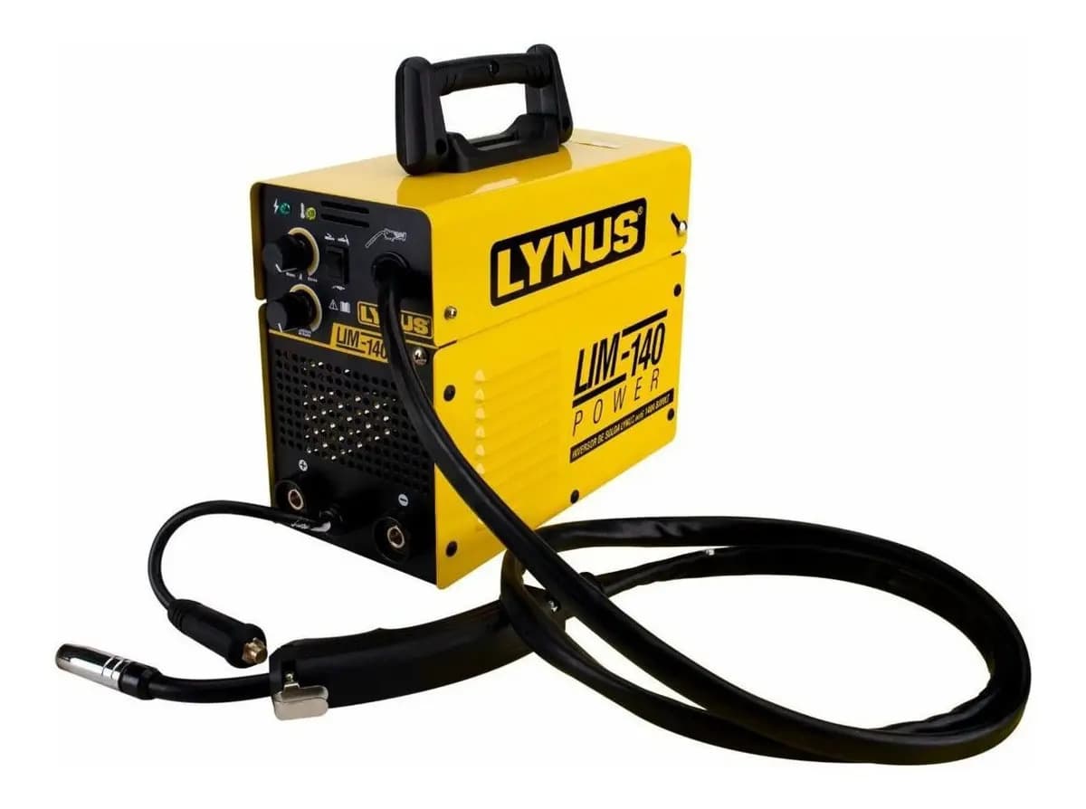 MAQ. SOLDA MIG 140A BIVOLT LIM-140 LYNUS — imagem 1