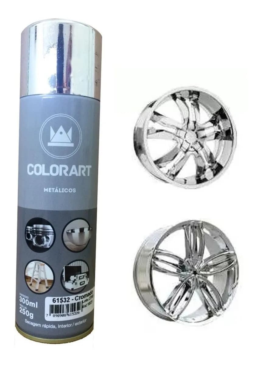 SPRAY CROMADO METALICO COLORART