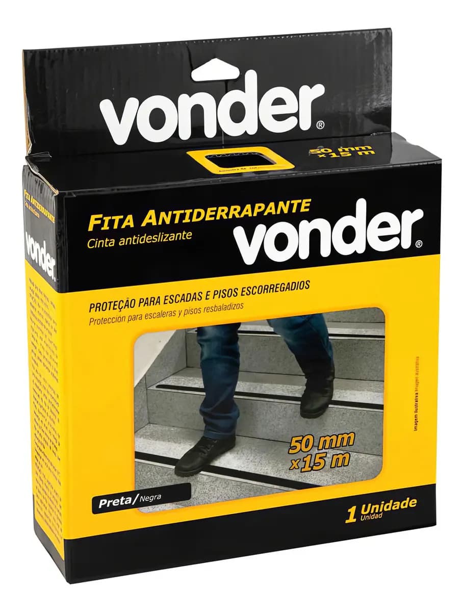 FITA ANTIDERRAPANTE VERMEL 50MMX50M