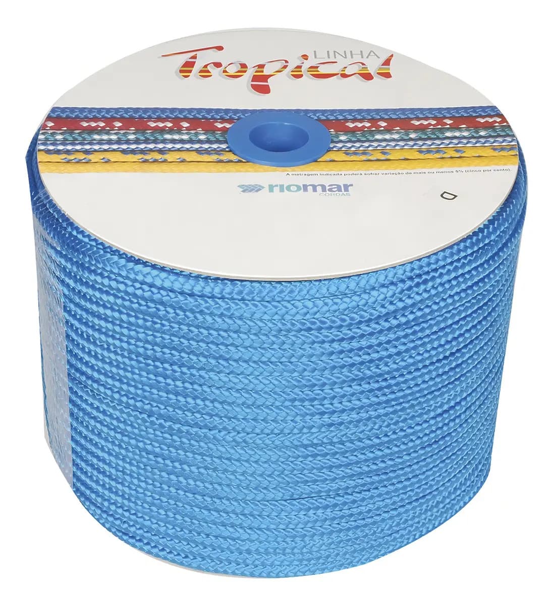 CORDA TORCIDA POLIETILENO AZUL 03MM - 1/8''