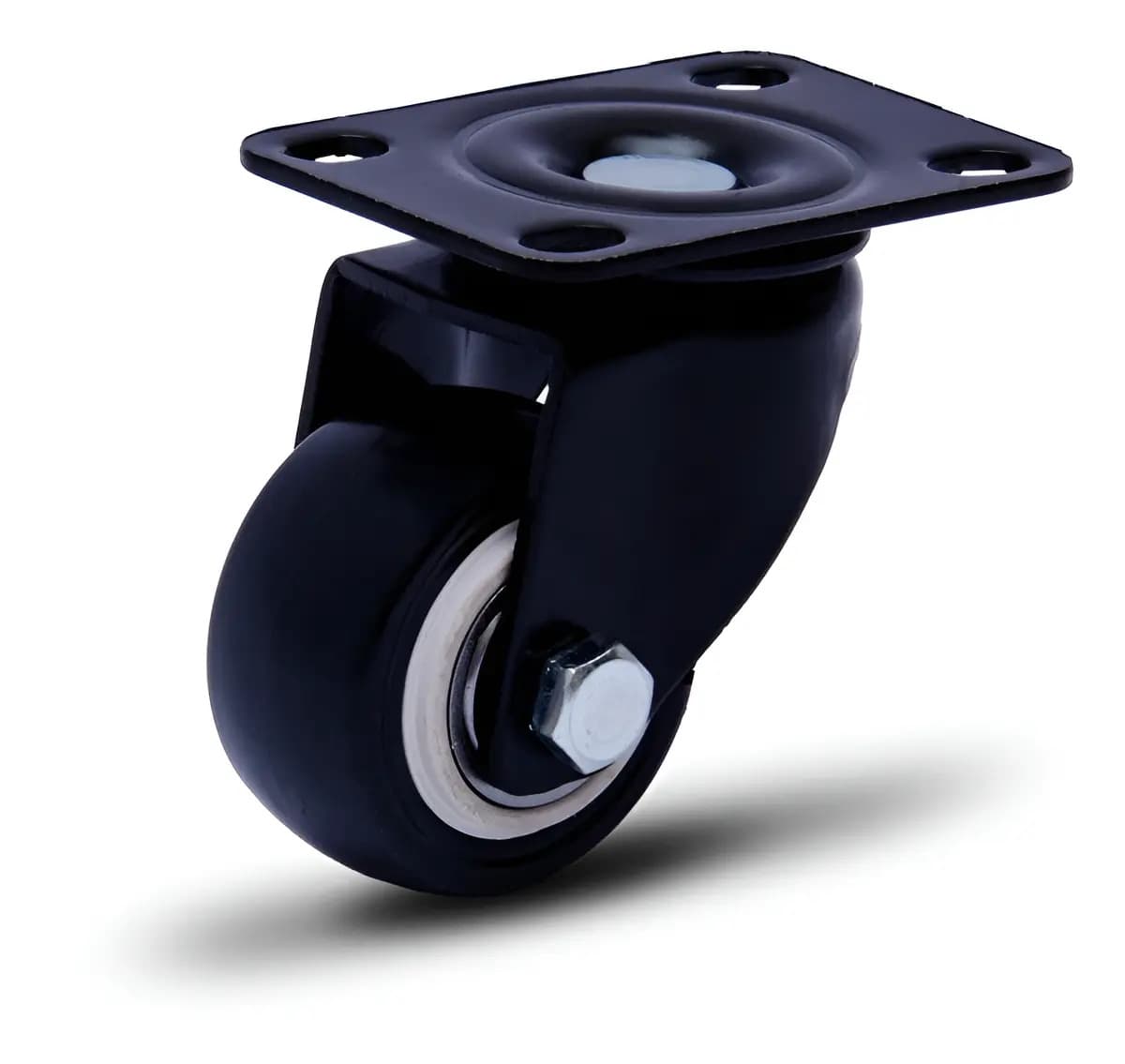 RODIZIO 1.58 GBR158 GIRATORIO C/ROLAMENTO PRETO C/PLACA 60X43