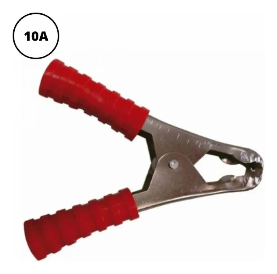 GARRA JACARE 10CM VERMELHA