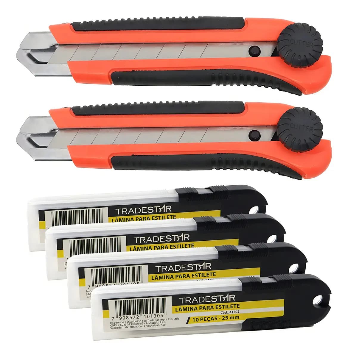 ESTILETE LAMINA 25MM EMBORRACHADO