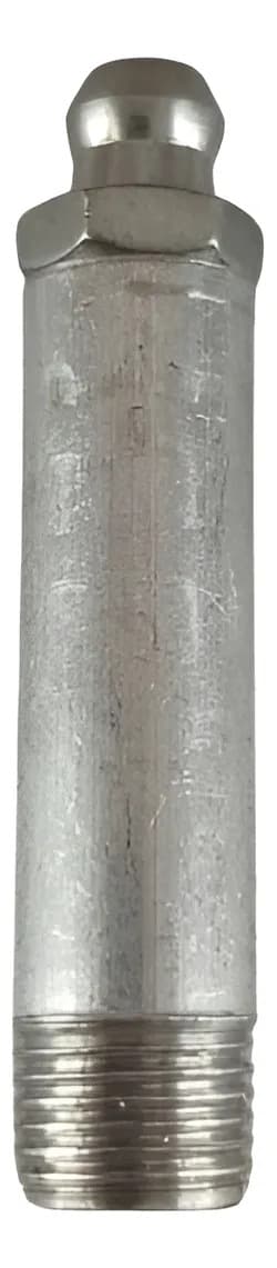 GRAXEIRA RETA INOX 1/8" GAS RETA 3/8" 28 FIOS