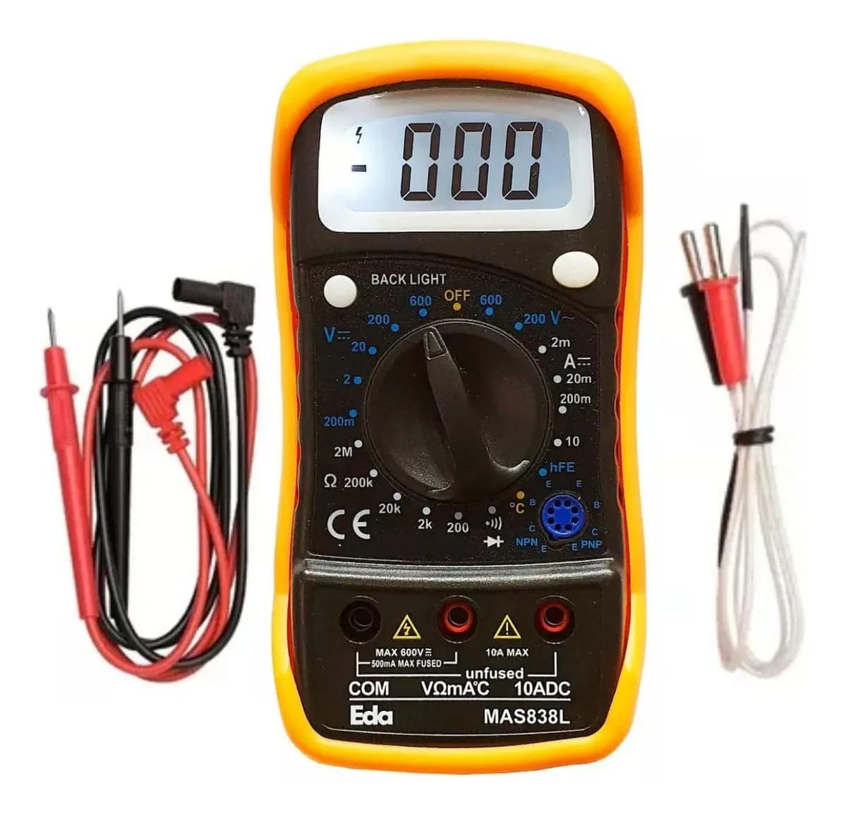 MULTIMETRO DIGITAL C/SENSOR DE TEMPERATURA — imagem 1