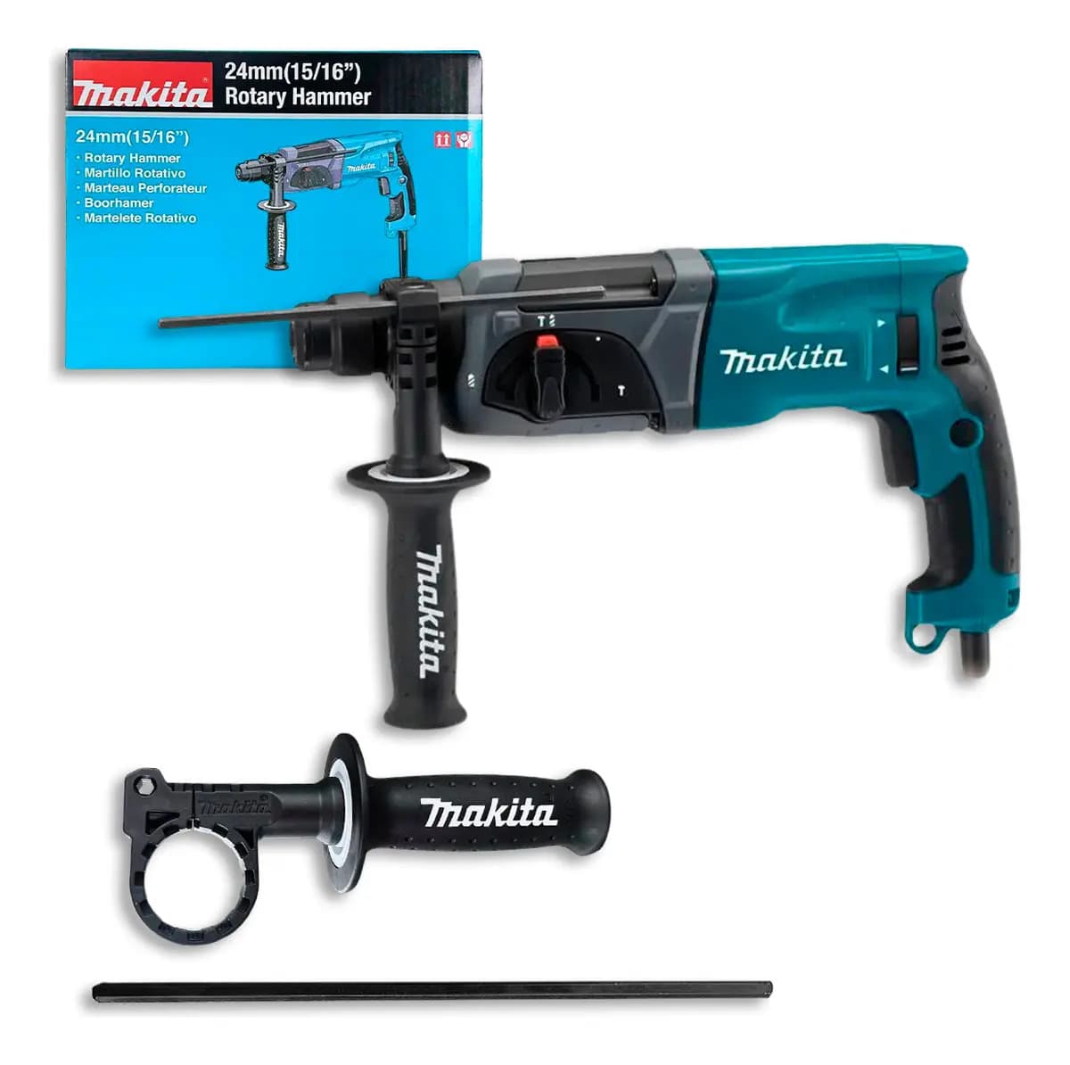 MARTELETE COMBINADO 24MM HR2470X18-220V MAKITA — imagem 1