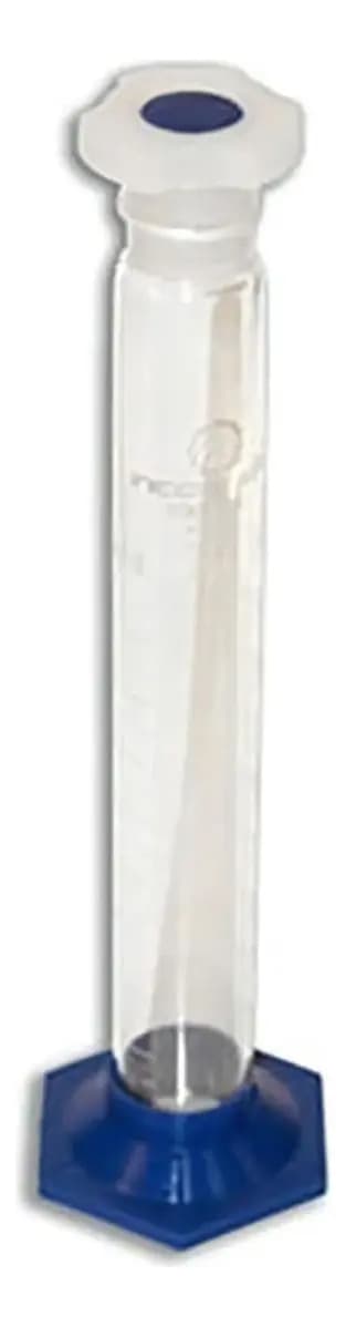 PROVETA GRADUADA 100ML C/TAMPA