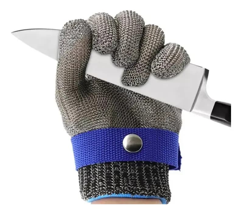 LUVA ANT-CORTE MALHA DE ACO INOX M/G CA26.967 — imagem 1
