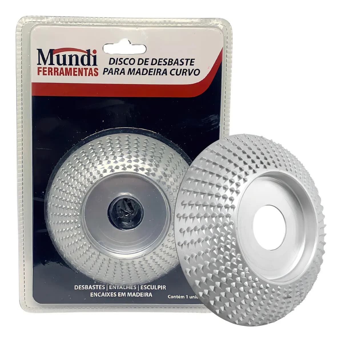 DISCO DESBASTE MADEIRA/BORRACHA 98MM CURVO