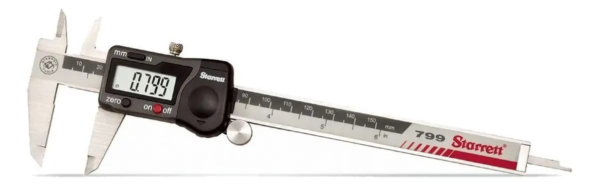 PAQUIMETRO UNIV. DIGITAL 150MM/6'' EC799A STARETT — imagem 1