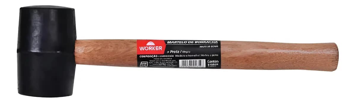 MARTELO BORRACHA 80MM
