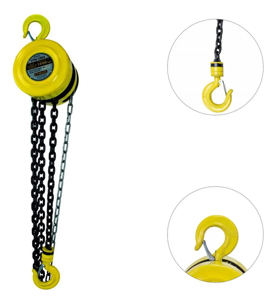 TALHA MANUAL SC 1,5 TON. C/ 3,0 MT — imagem 1