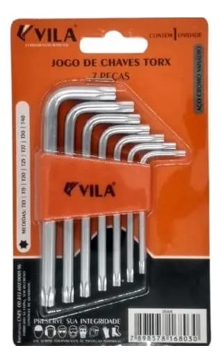 JG CHAVE TORX C/7PS T10 A T40 VTX-5 CRV