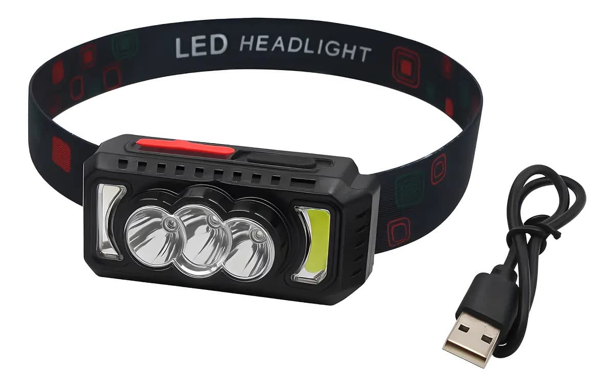 LANTERNA P/CABECA CRED LEDS PT
