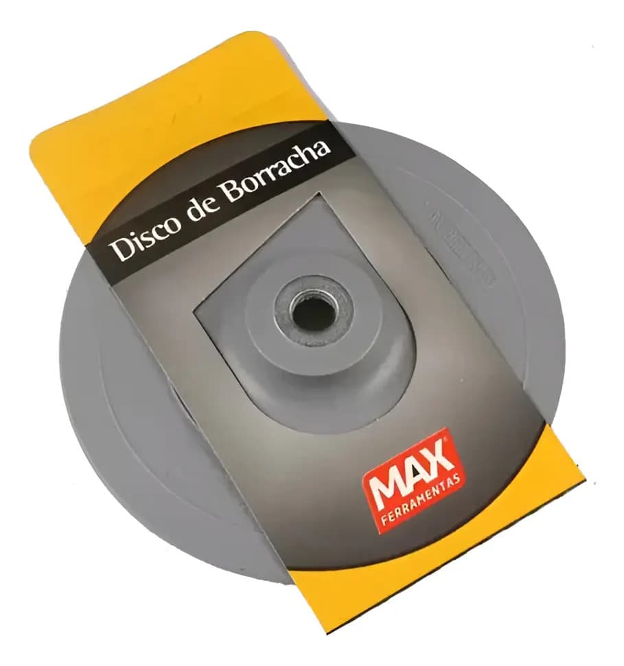 DISCO DE BORRACHA 7"CINZA RIGIDO