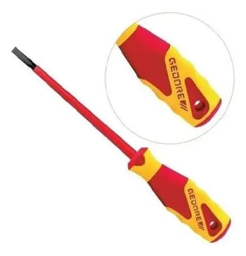 CHAVE FENDA ISOLADA NBR 1/8 X 4" GEDORE