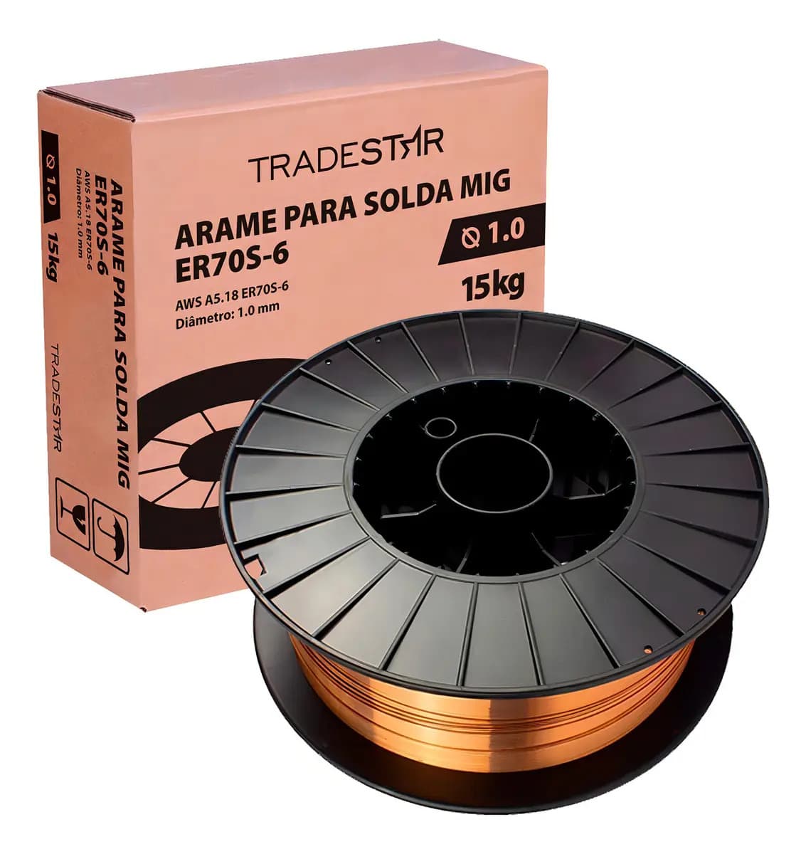 SOLDA MIG AUTROD ER70S-6 C/5KGB - 1,0MM