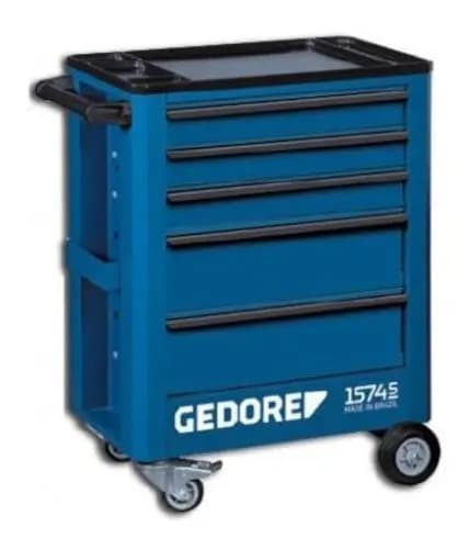CARRO P/FERRAMENTAS C/05 GAVETAS 1574-5 GEDORE — imagem 1