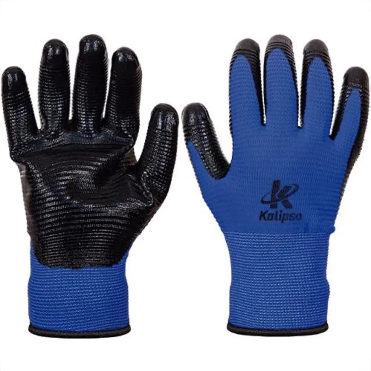 LUVA LATEX NEUPREX C/F AMAR/AZUL 09-G