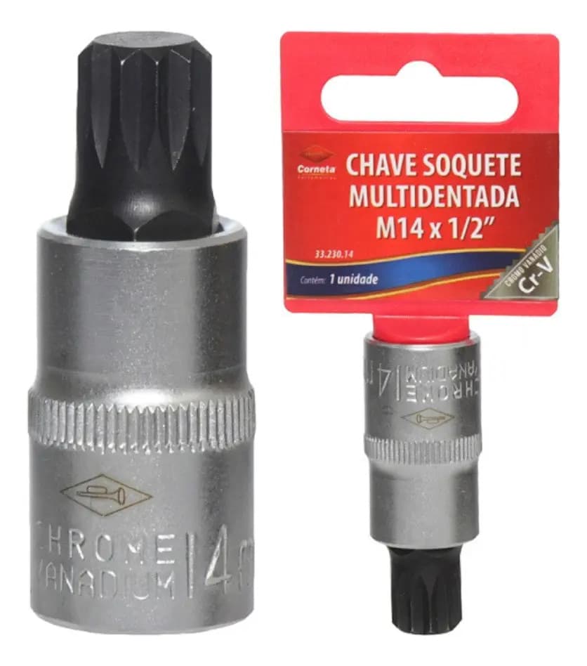 CHAVE SOQUETE TIPO TORX LONG 1/2 T-60
