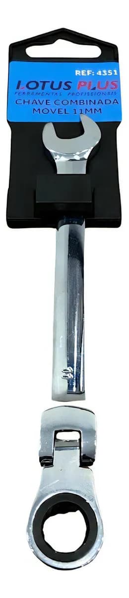 CHAVE COMBINADA CATRACA MOVEL 11MM