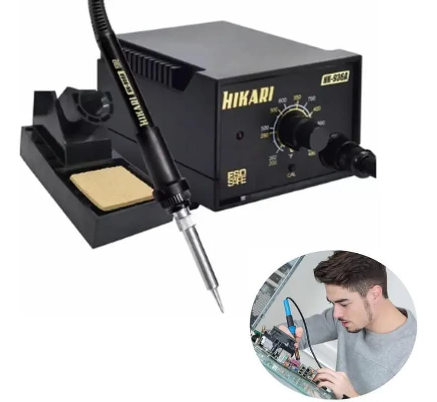 ESTAÇÃO SOLDA ANALOG HK-936A 220V HIKARI — imagem 1
