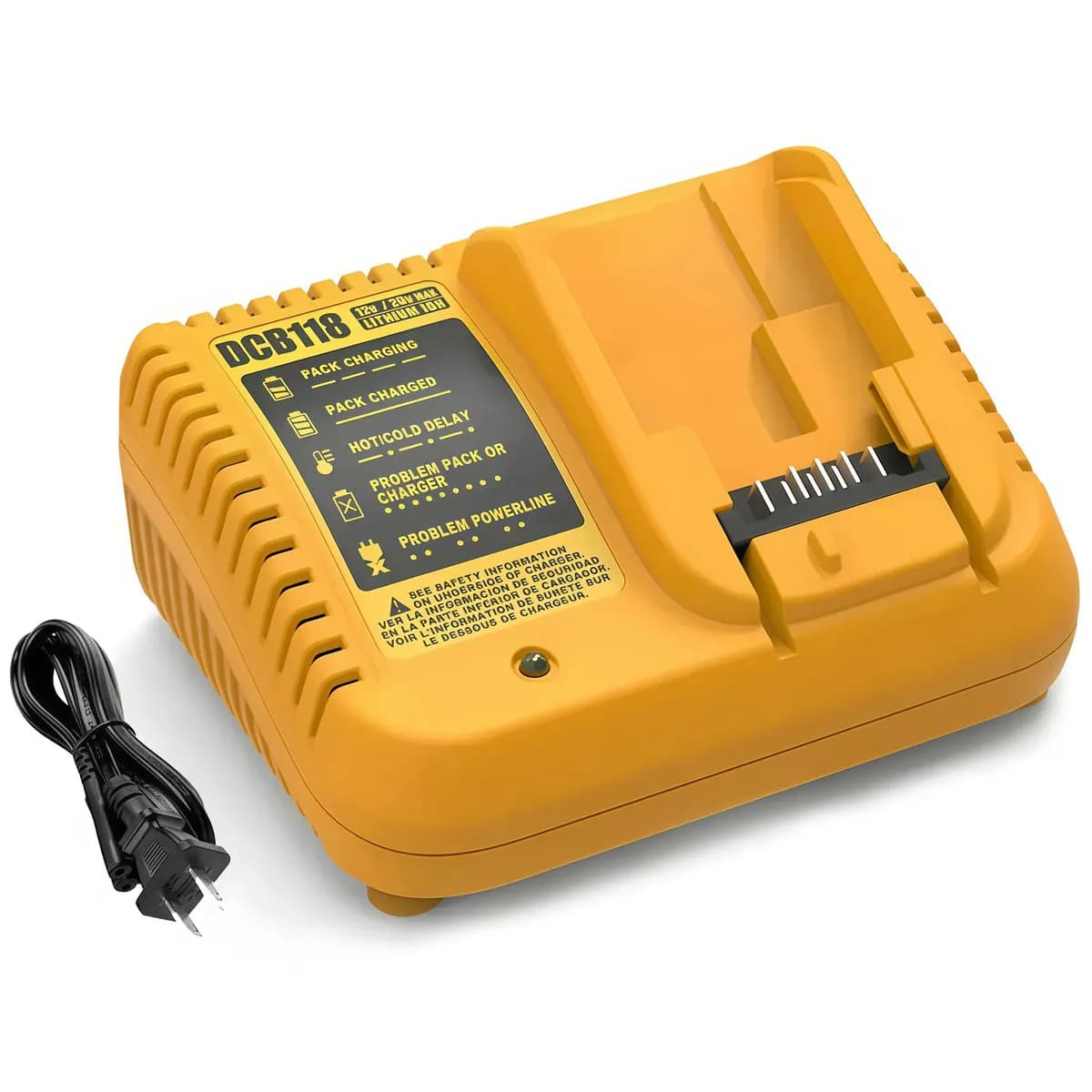CARREGADOR DEWALT RAPIDO 20V/60 V LI-ION 220V DCB118-B2 — imagem 1