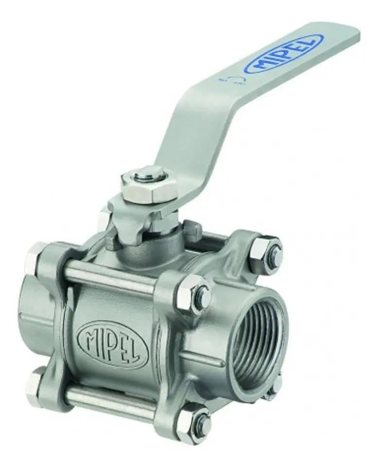 VALVULA ESFERA TRIPARTIDA INOX -19 3/4" — imagem 1