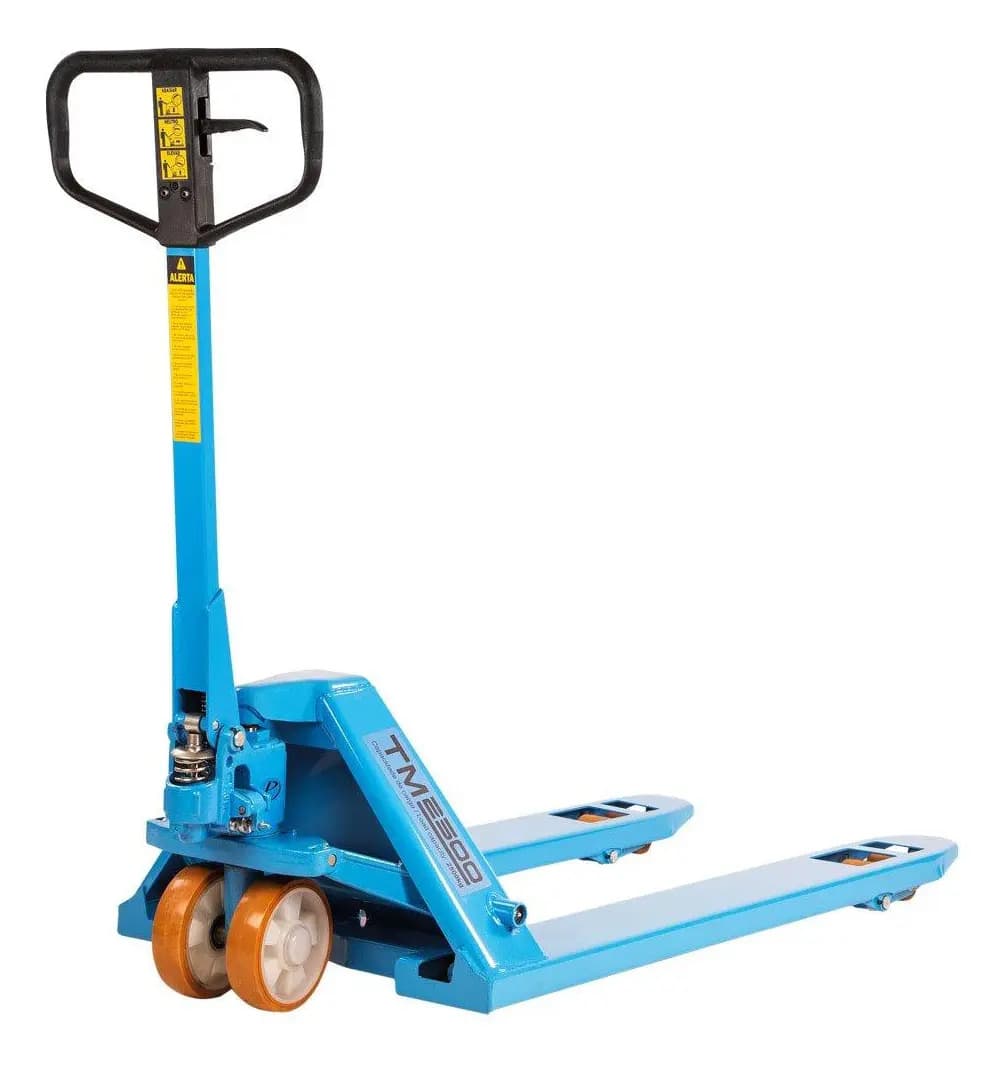 TRANSPALETE HIDRAULICO CAPAC 2500KG C/RODA — imagem 1