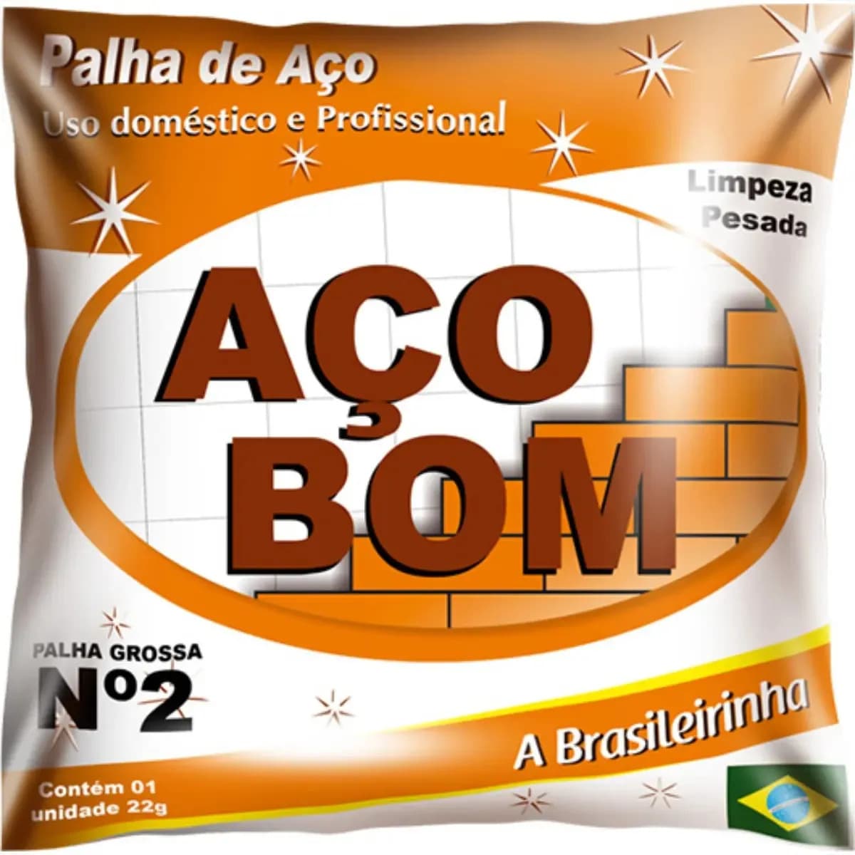 PALHA DE AÇO NR 2 - C/22GR