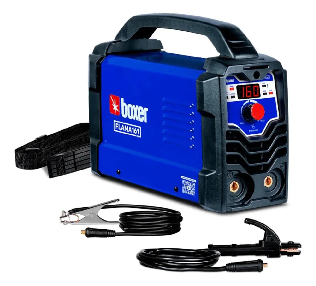 MAQUINA DE SOLDA INVER.160A FLAMA161BV 220V MONOF BOXER — imagem 1