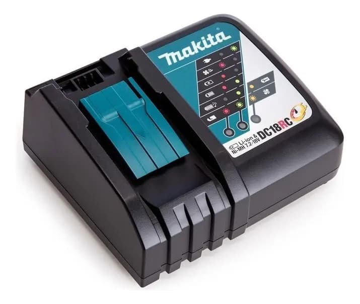 CARREGADOR DE BATERIA DC18RC BI-VOLT MAKITA — imagem 1