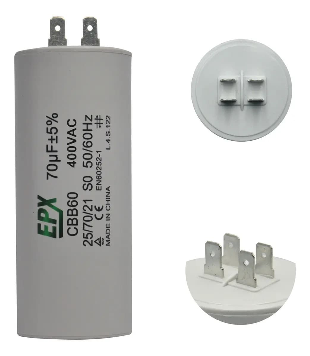 CAPACITOR 20 X 380V/400V PERMANENTE (TERMINAL)
