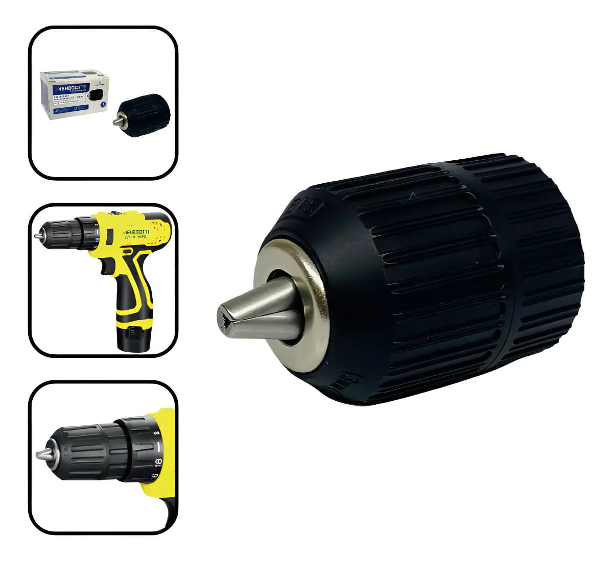 MANDRIL APERTO RAPIDO 3/8" C/ROSCA